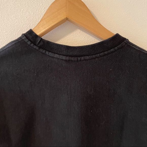 Champion Reverse Weave Navy Crewneck Pullover Sweatshirt Spellout Fuzzy-Small - Picture 6 of 8